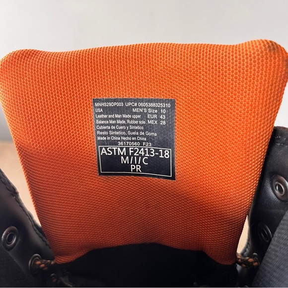 Herman Survivors Professional Men's Dozier Waterproof 8" Steel Toe Work Boots 10 - Picture 9 of 12